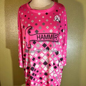 Bowlifi Hammer Pink with diamonds Mens Jersey